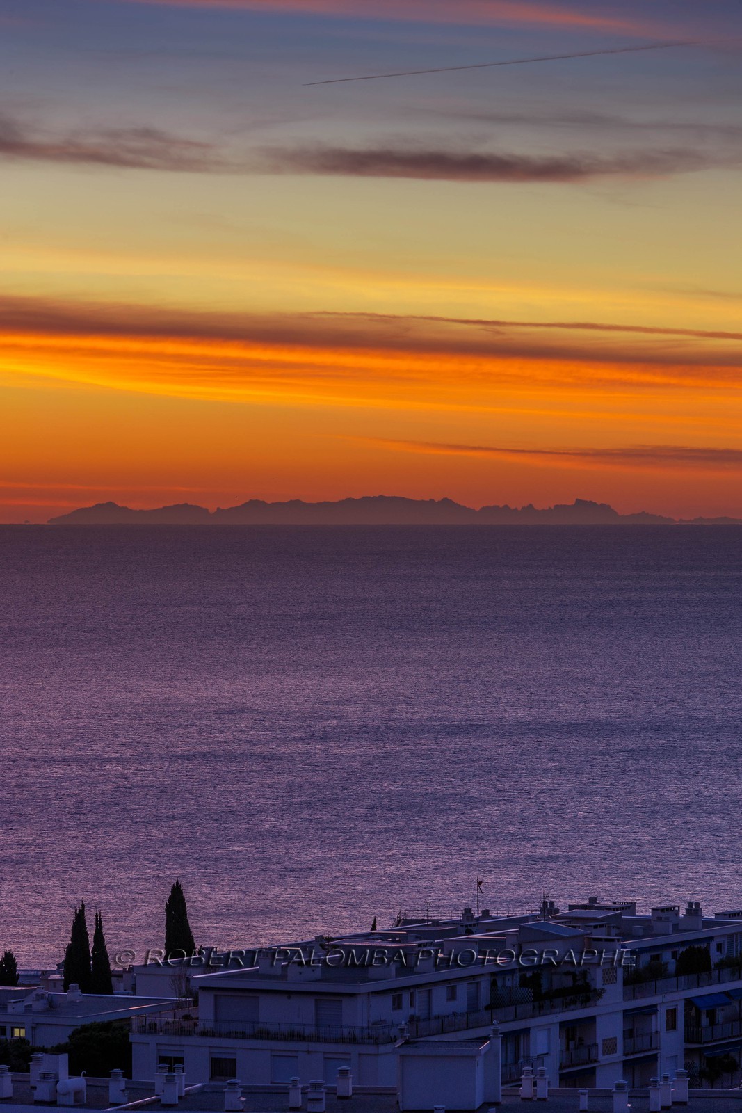 La Corse vue de Nice