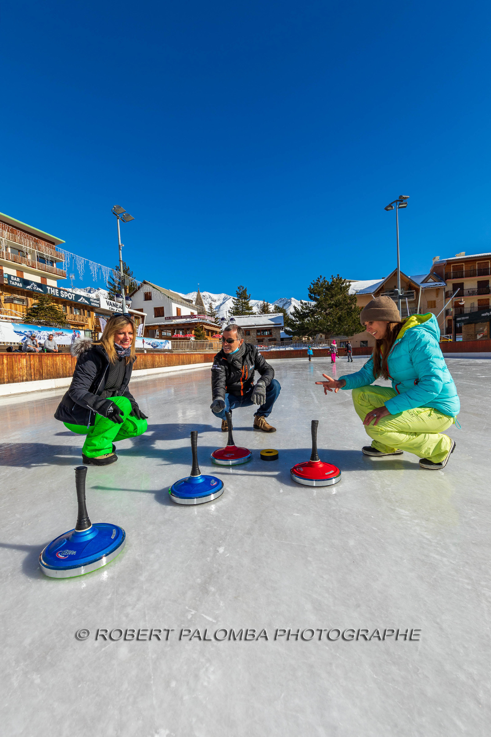 Pétanque sur glace