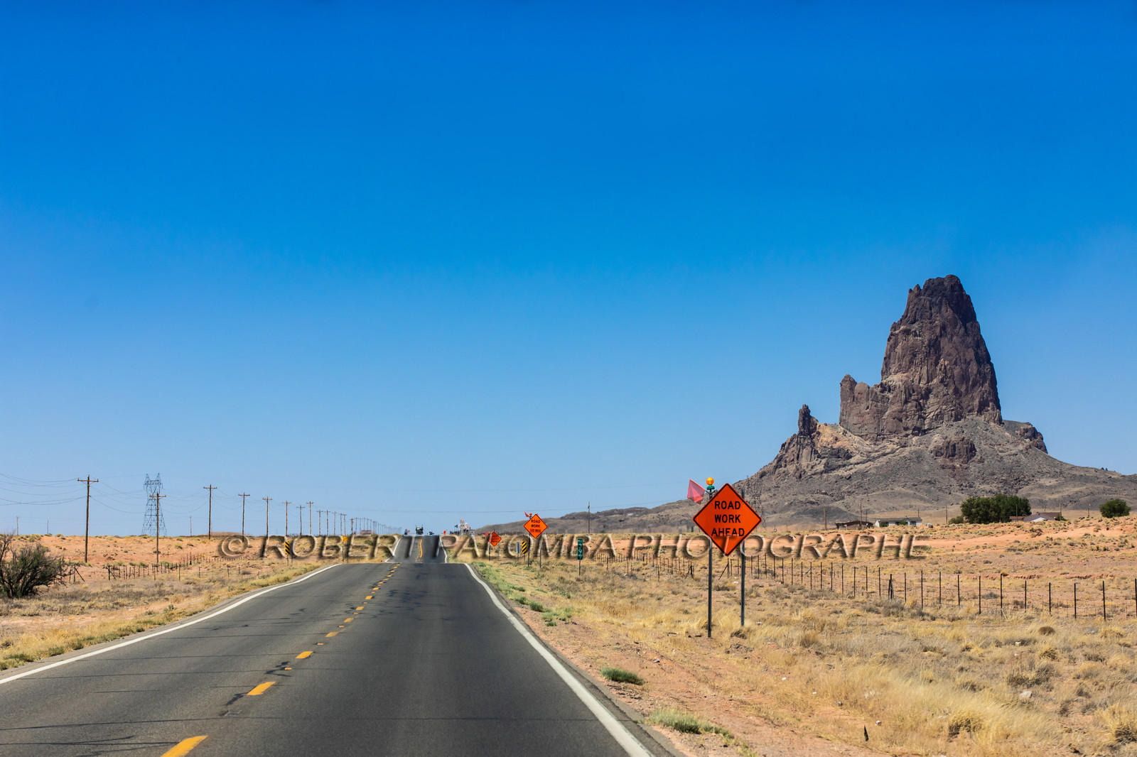 Sur la route pour aller à Monument valley