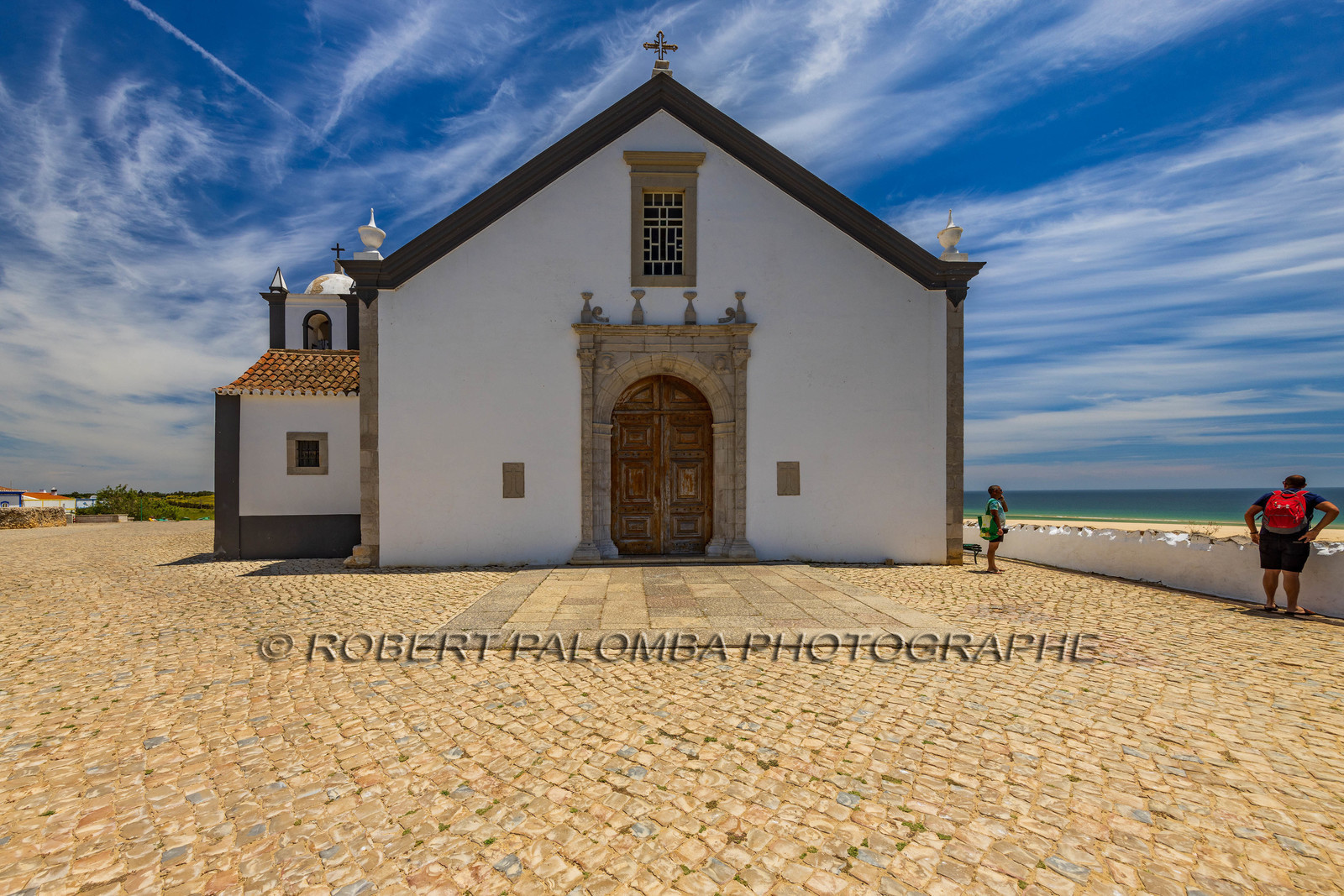 Portugal, Algarve, Village de Cacela Velha situé à l'est de la Ria Formosa
