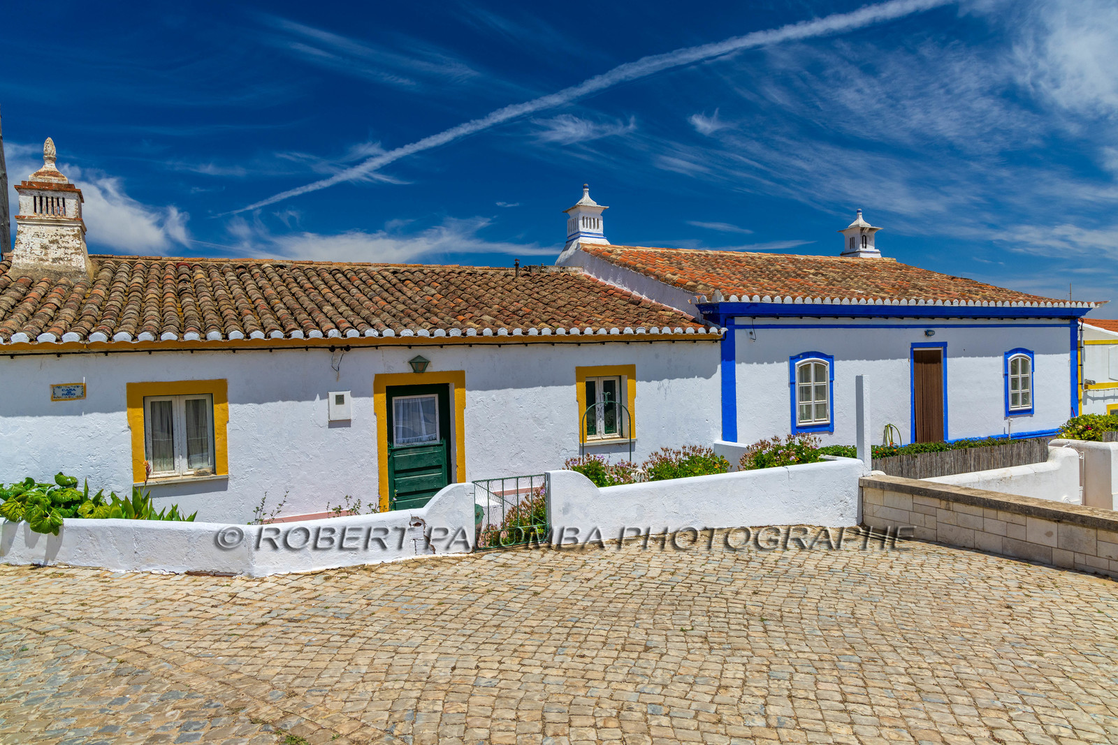 Portugal, Algarve, Village de Cacela Velha situé à l'est de la Ria Formosa