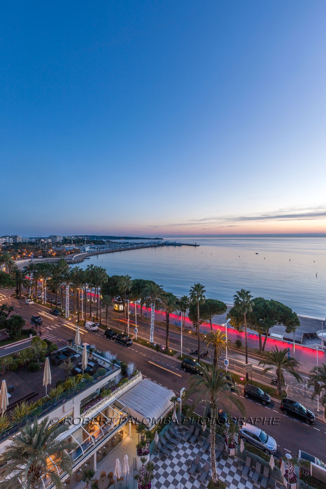 Cannes vue de l'Hôtel Martinez