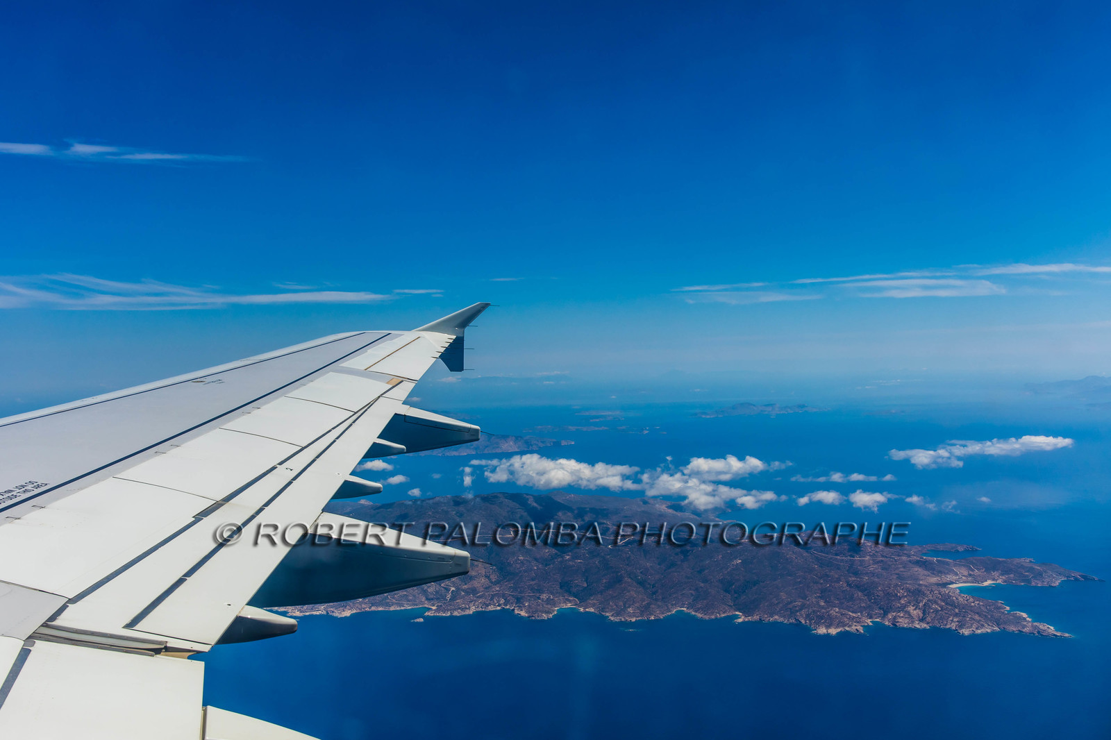 Décollage de Santorin