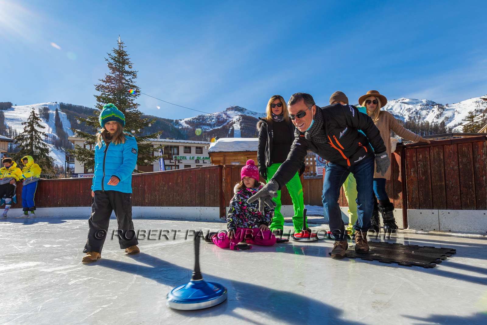 Pétanque sur glace