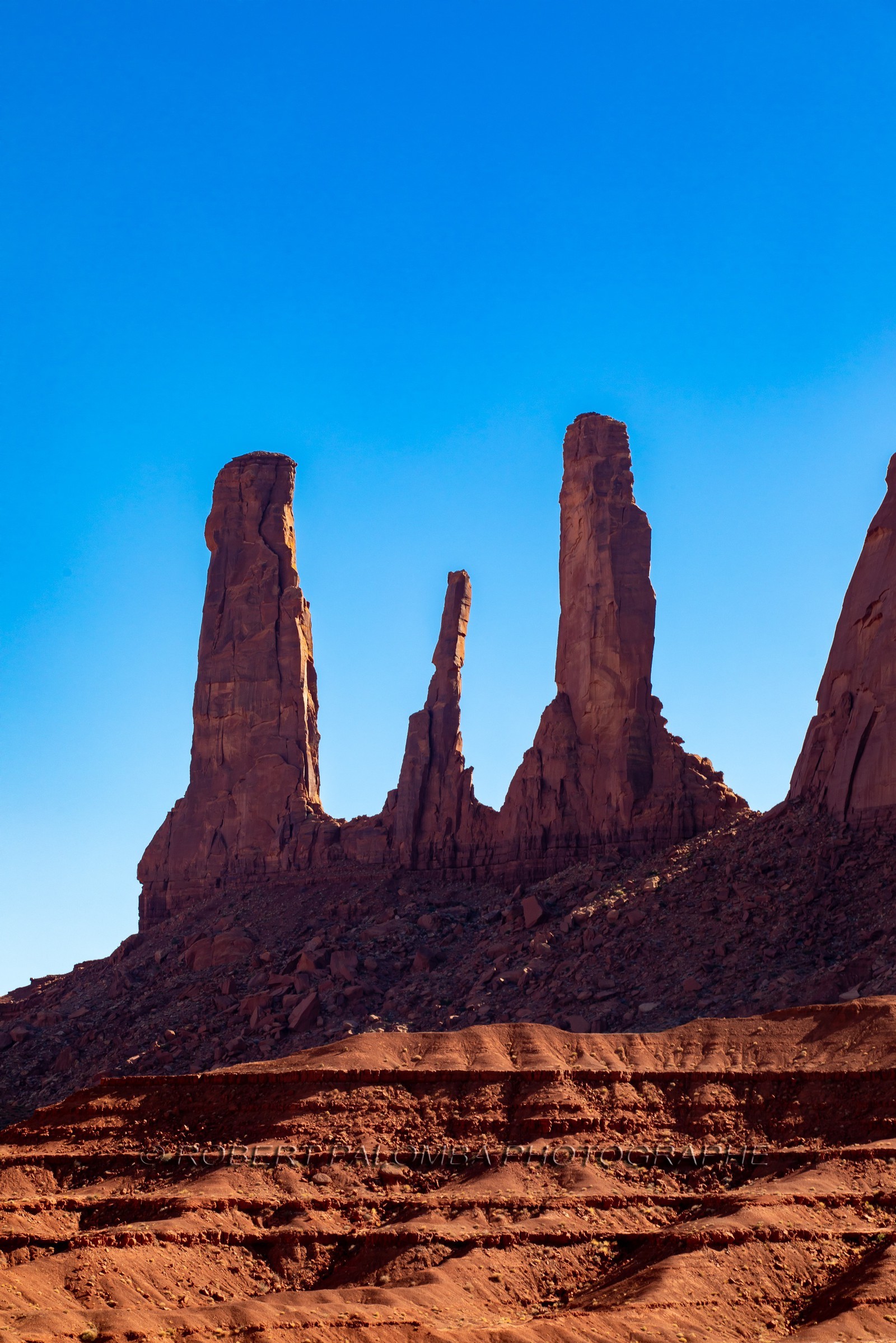 Les Three Sisters à Monument Valley
