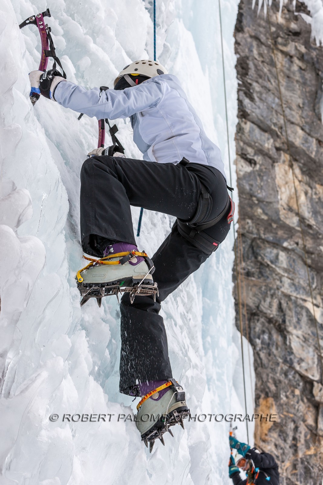 Escalade glacière