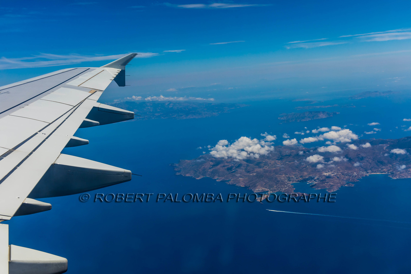 Décollage de Santorin