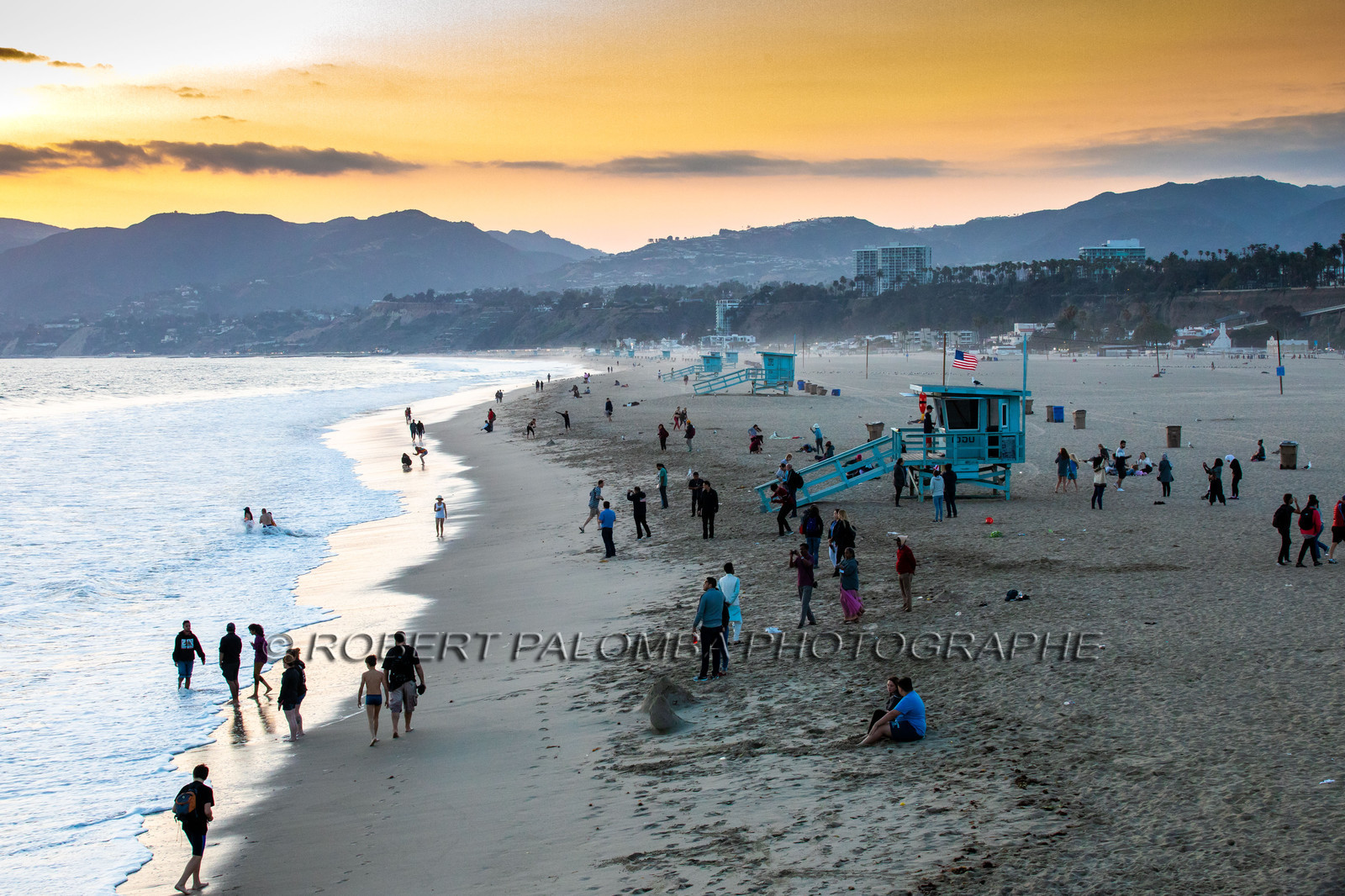 Etats-Unis, Californie-du-Sud, Los Angeles, Venice, Venice Beach, Poste de Sauveteur en mer