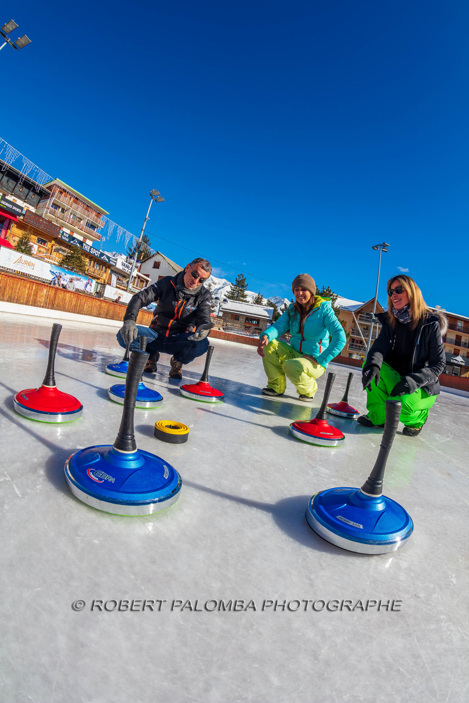Pétanque sur glace